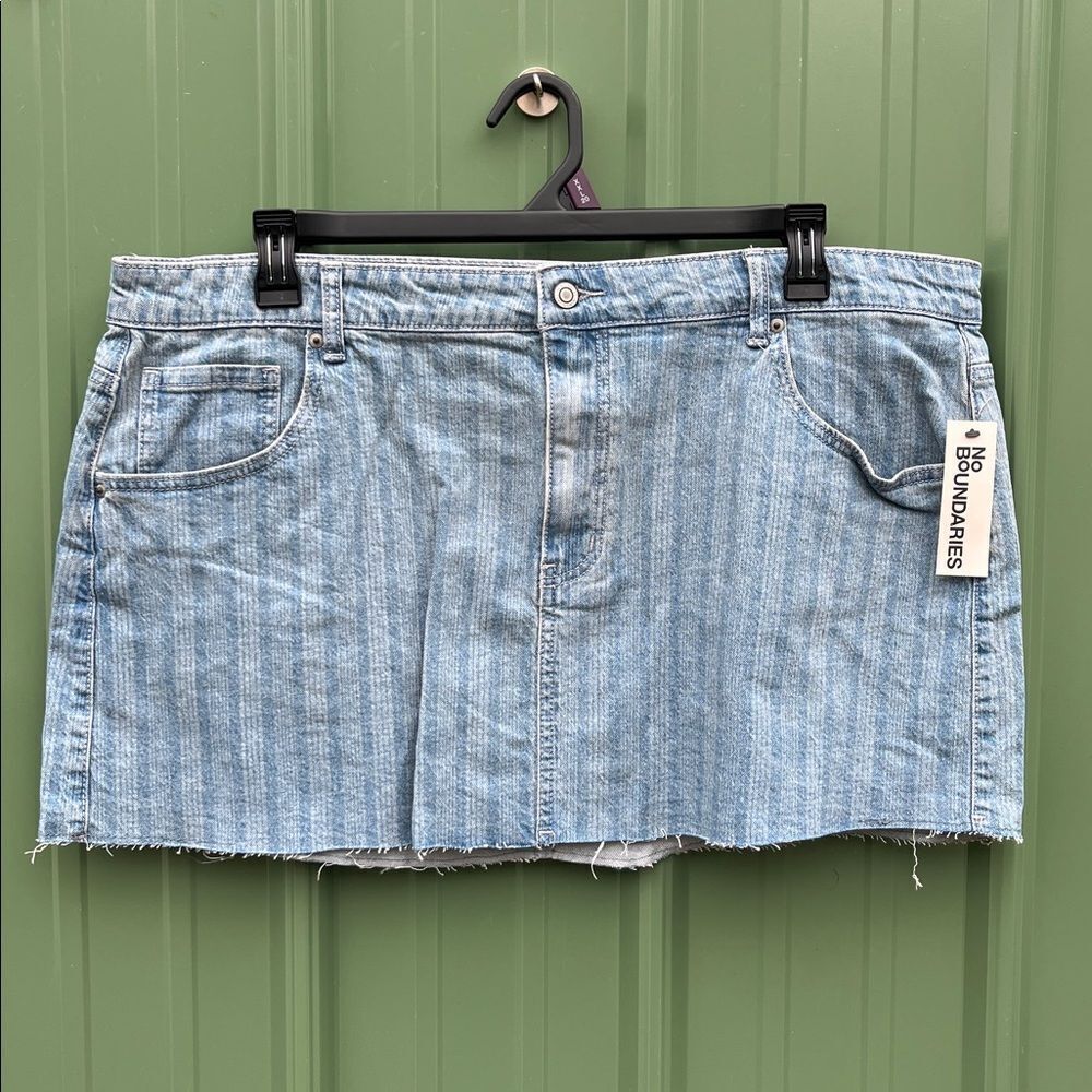 Women’s Cotton Denim Mini Skirt Size XXL